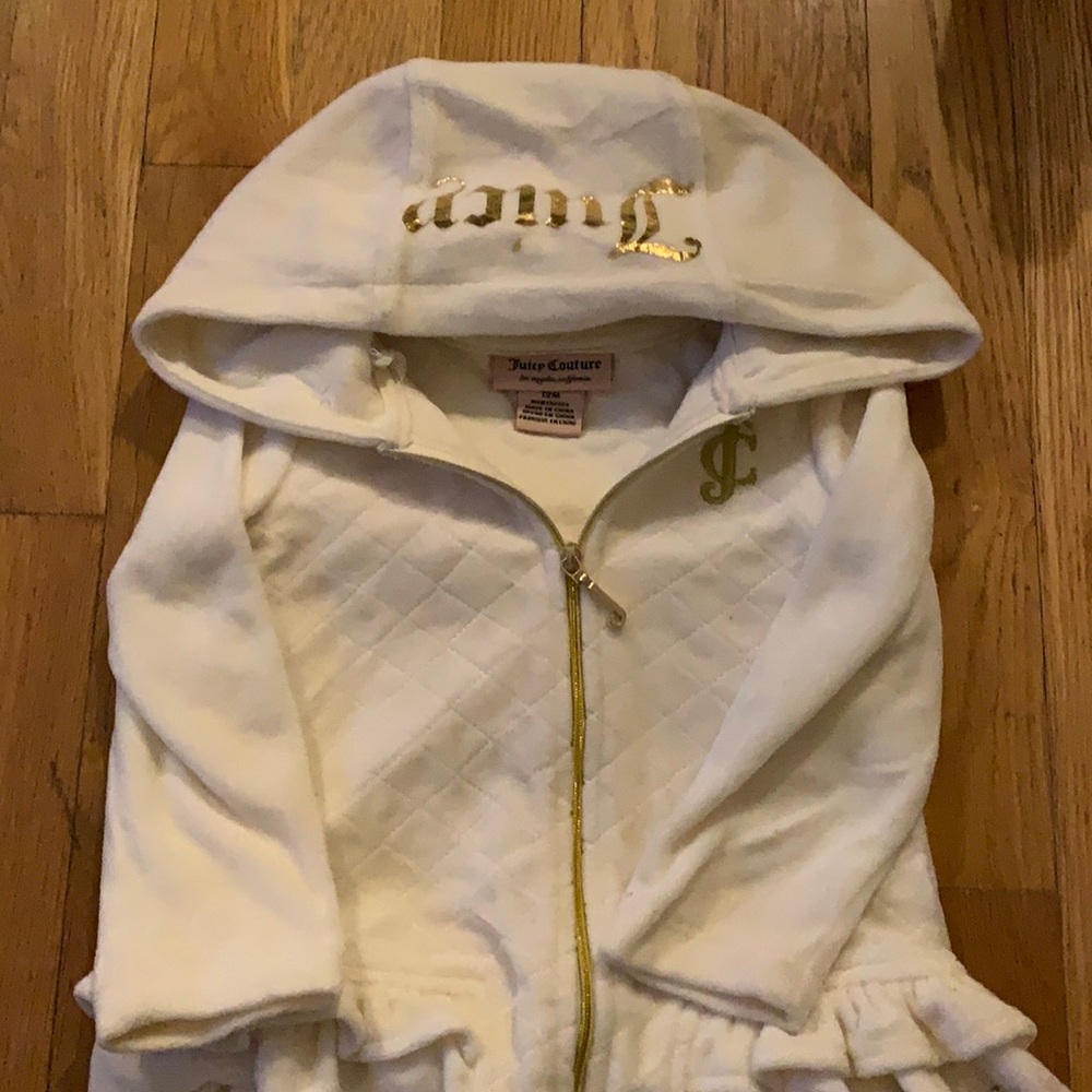 Two piece velour suit